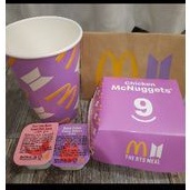 

bts meal x mcdonalds ( tanpa makanan, sauce lengkap)