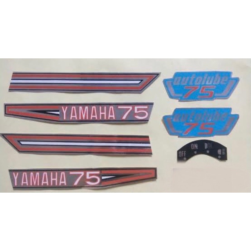 (COD)Stiker Striping Motor v75
