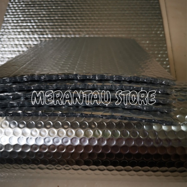 Alumunum Foil Bubble 1 Roll Penahan Panas Atap Rumah 25 Meter Tebal Insulasi Genteng 4 mm Seng Asbes