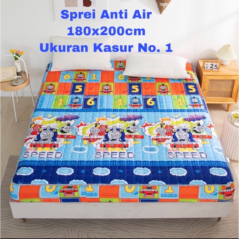 SPREI WATERPROOF UKURAN 180X200X25cm / SPREI ANTI AIR-THOMAS