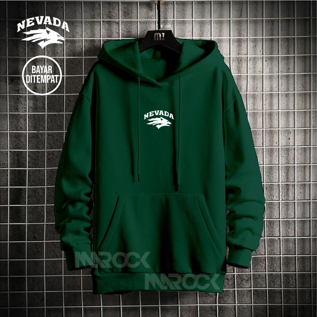 Sweater Pria Deas Off White Beludru Panas Musim Gugur Berkerudung Dingin