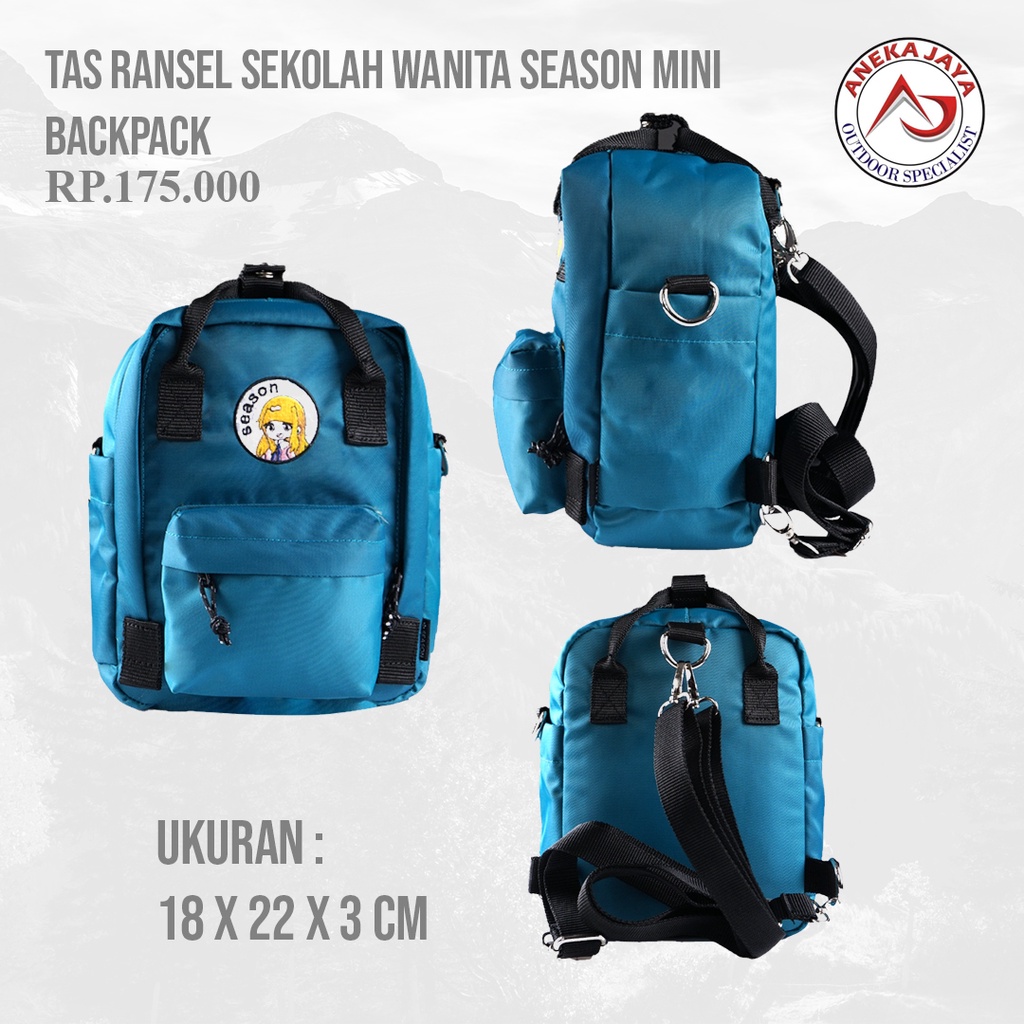 TAS SEKOLAH SEASON WANITA MINI BACKPACK