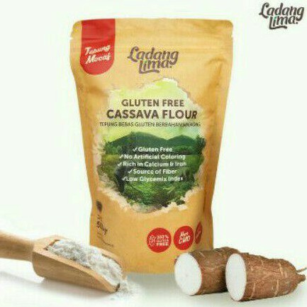 

Ladang Lima Tepung Serba Guna 500 gram Mocaf Gluten Free