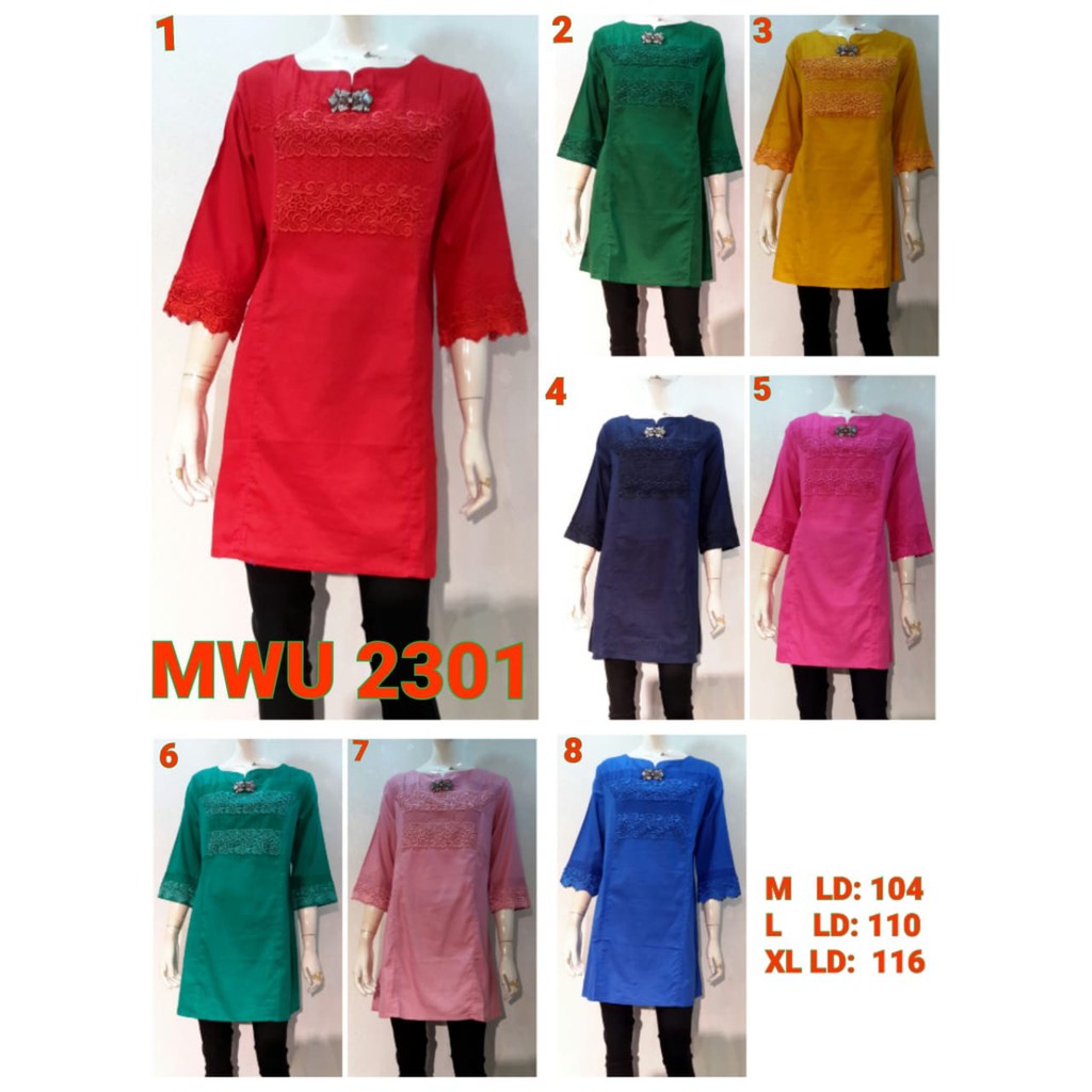 [MWU 2301] Blus/Blouse/Baju/Dress Murah
