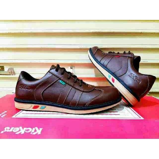 SEPATU PRIA SEPATU KICKERS CASUAL PRIA KULIT ASLI // SEPATU CASUAL MURAH