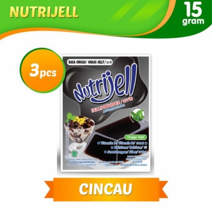 

Paket Nutrijel Nutrijell Cincau Grass Jelly 15gram 15 gram 3Pcs 3 Pcs TERLARIS TERPERCAYA ORIGINAL