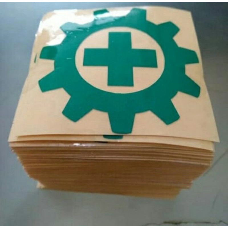 

stiker cutting logo SAFETY 5X5CM paket 30pcs