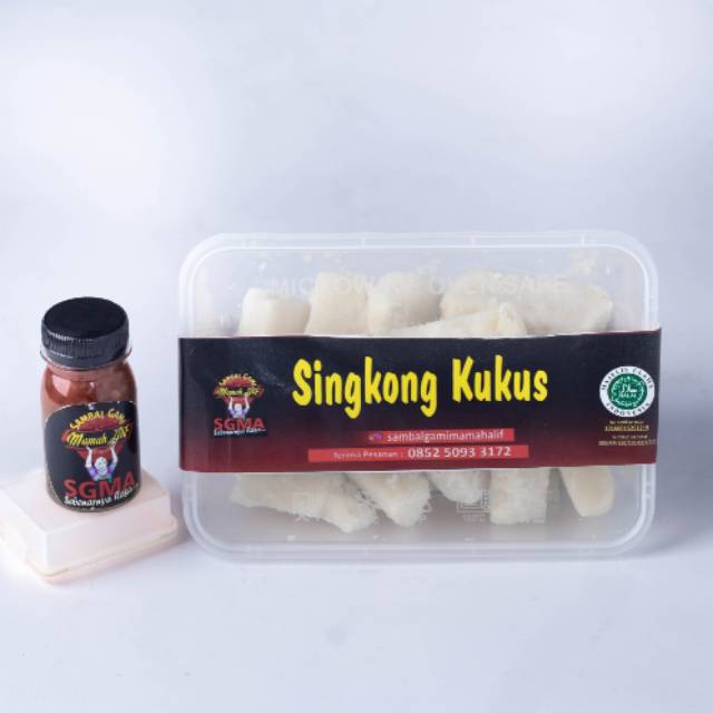 

Singkong kukus siap goreng