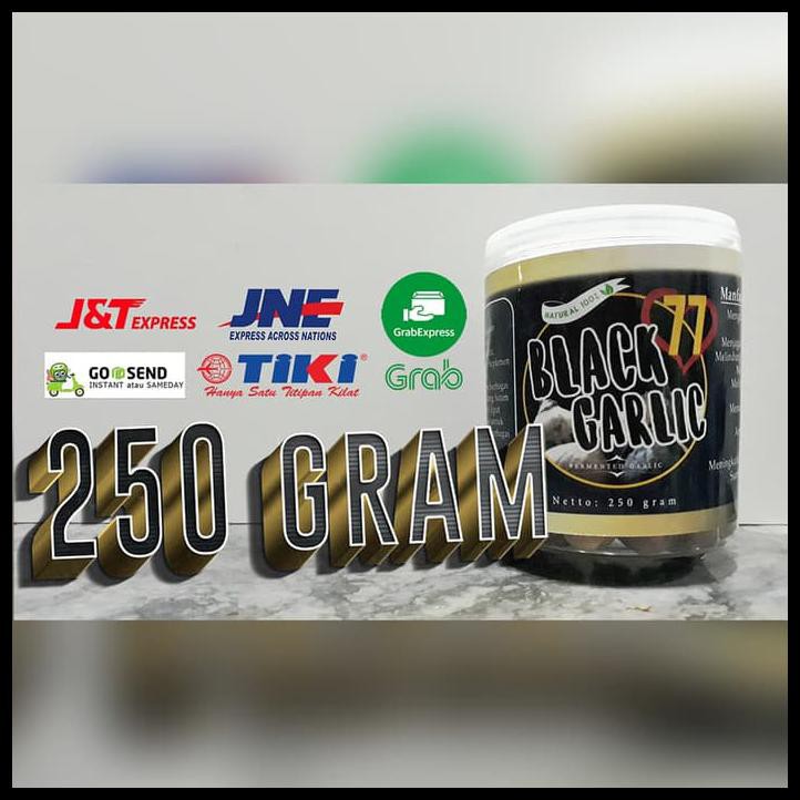 

250 GR GRAM BLACK GARLIC ATAU BAWANG PUTIH HITAM TUNGGAL