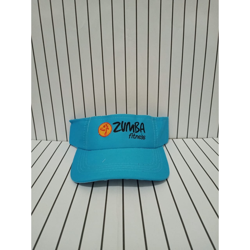 Topi Aerobik Zumba Topi Visors Senam wanita dan Pria