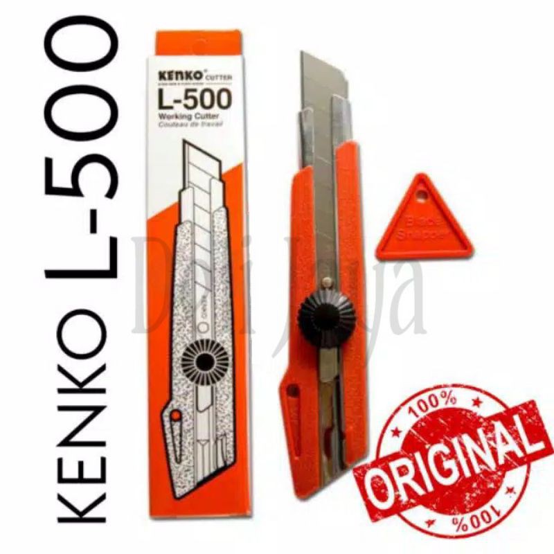 

Pisau Cutter Besar Kenko L500 L-500 Kenko
