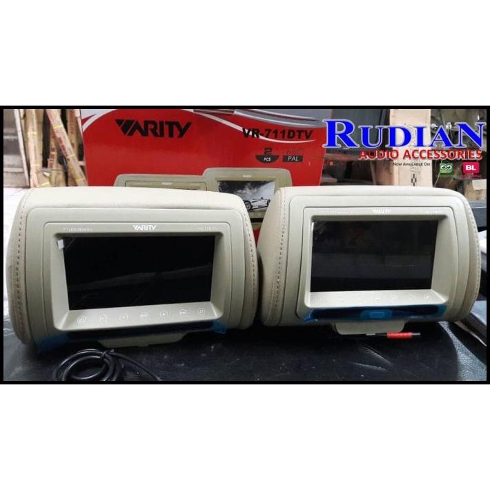 Headrest Monitor Sandaran Mobil Varity Vr 711 Dtv - Dvd Tv Usb 7 Inch