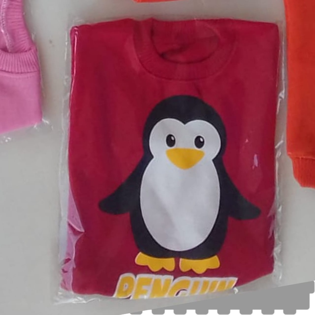 jaet bayi sweater penguin ukuran S promo