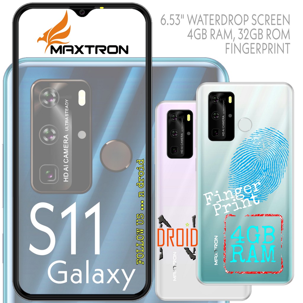 (RAM 4GB) MAXTRON S11 GALAXY 4G - HP MAXTRON S11 GALAXY