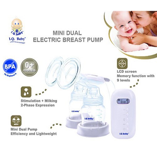 IQ Baby 912 Mini Dual Electric Breastpump - Pompa Asi