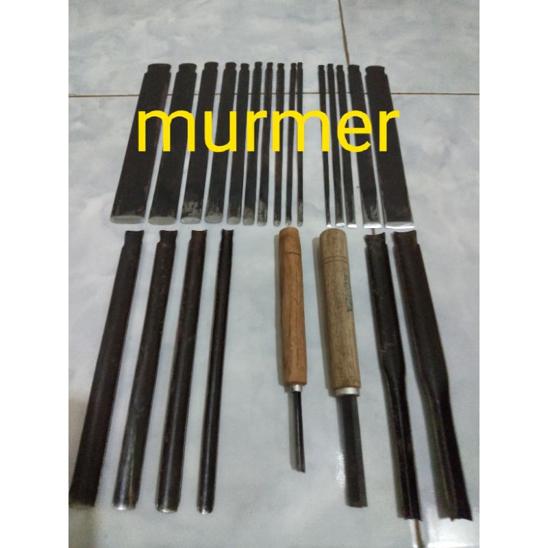 Pahat alat ukir kayu manual khas Jepara isi 23bj