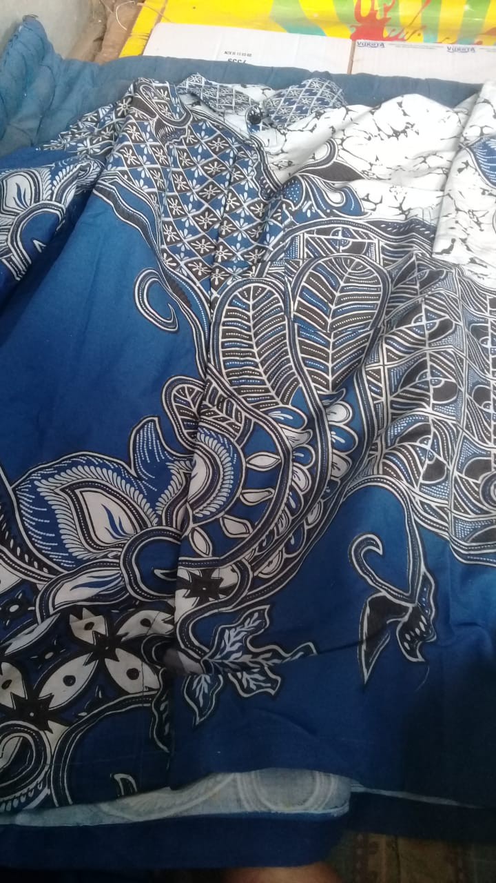 New Arrival Distro Batik Pria Bordir Sogan Hrb026 Batikaf Notoarto Batik Ipnu-ippnu Hem Pria Bel