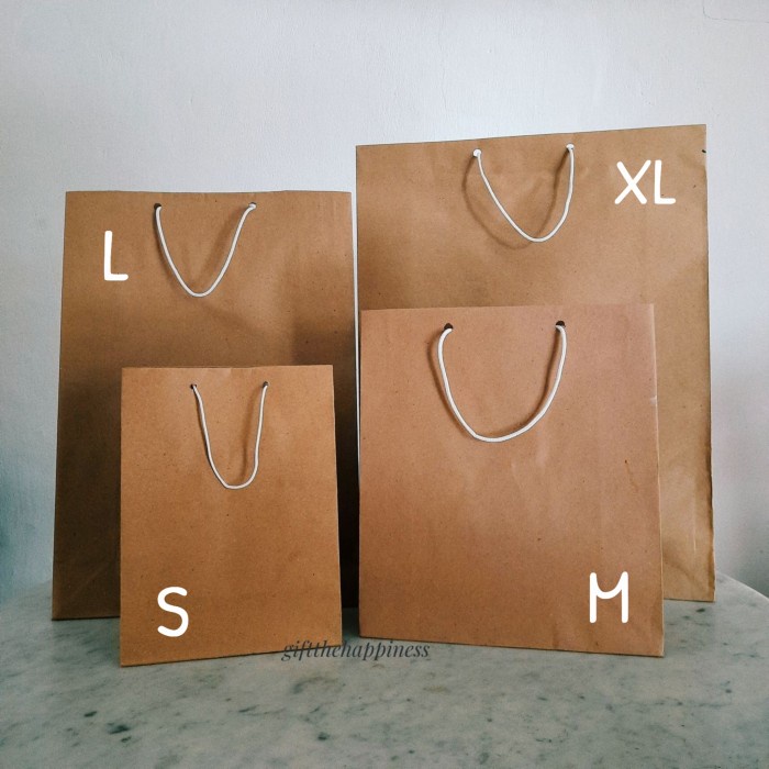 

NEW Paper Bag Coklat Polos - L