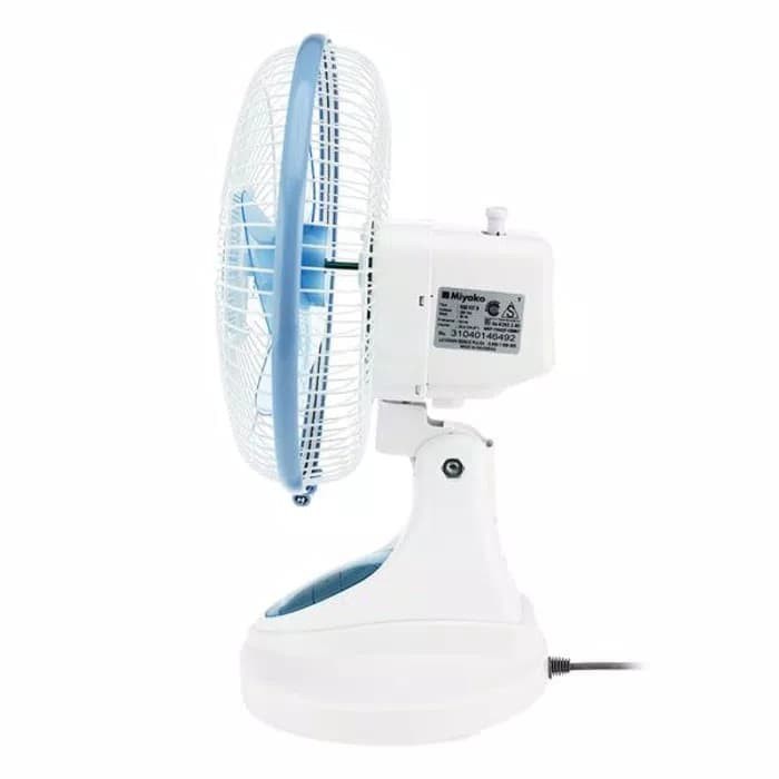 MIYAKO kipas Desk Fan &amp; Wall Fan 9 inch / Kipas meja  9&quot; 2in1 KAD 927 B GB - Jaring Besi - Garansi Resmi 1 Tahun