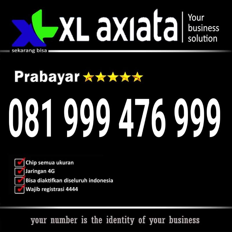 NOMOR CANTIK XL super  999 series