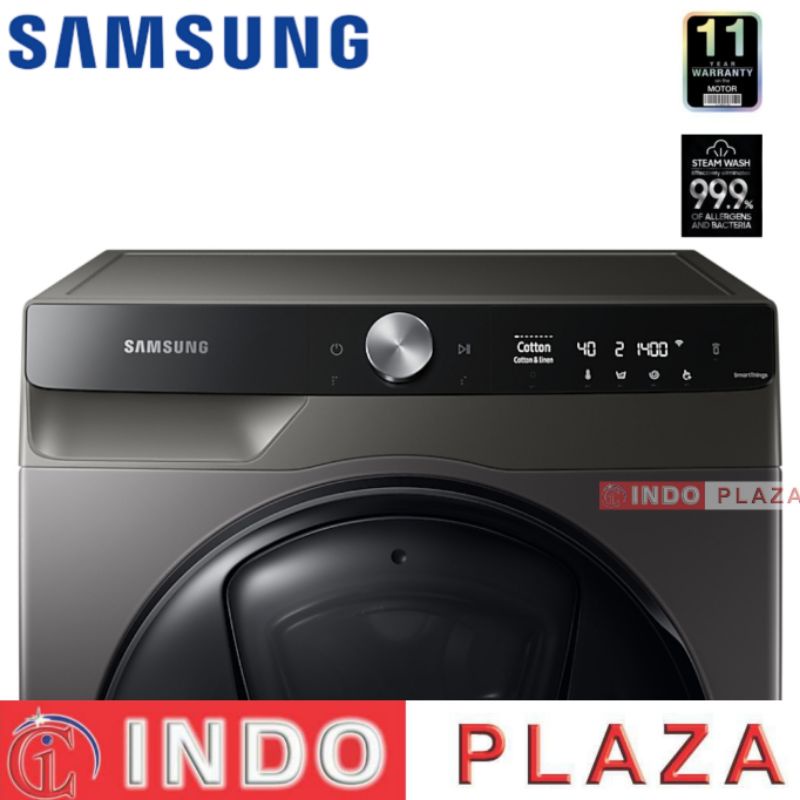 MESIN CUCI SAMSUNG FRONT LOADING WD11T754DBX 11 Kg INVERTER With DRYER - ADD WASH - ECO BUBBLE - AI CONTROL