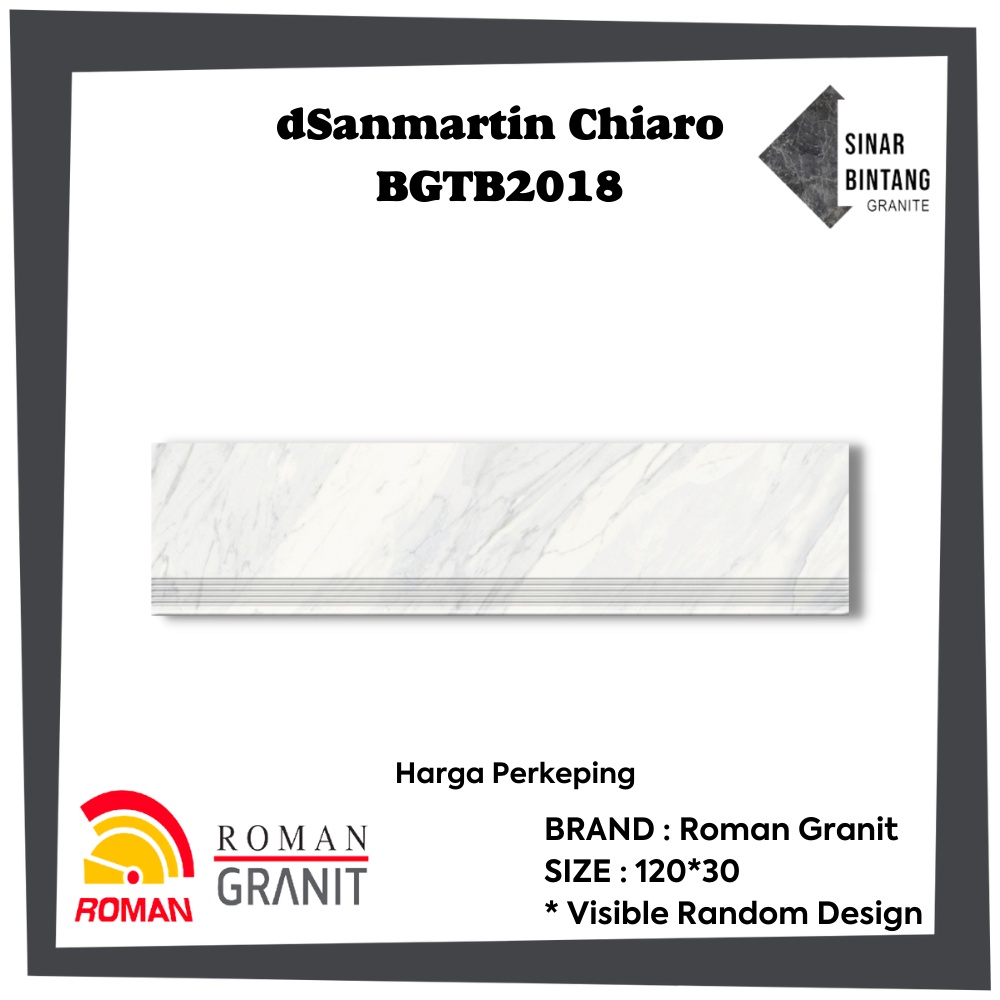 Granit 120 X 30 | Stepnosing Roman Series 1 Granit