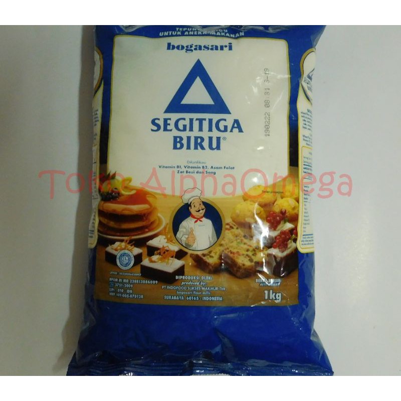 

Tepung Bogasari Segitiga Biru 1 Kg