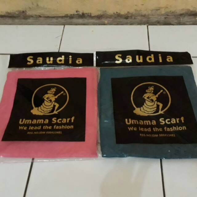 Jilbab segi empat saudia umama scarf