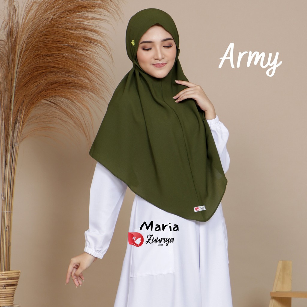 Hijabwanitacantik - Hijab Instan | Jilbab Instan - Bergo Instan Maria Premium by Zuuriya Hijab Kerud