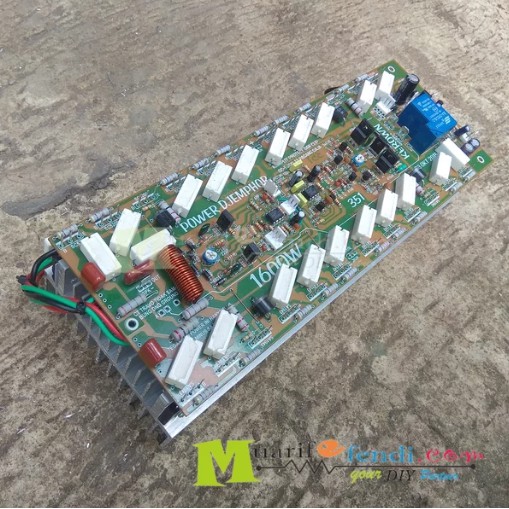 KIT Power Amplifier 1600Watt toshiba 12set panjang 30cm KEROWN CLASS GB JOWO 351 HS FINAL komplit