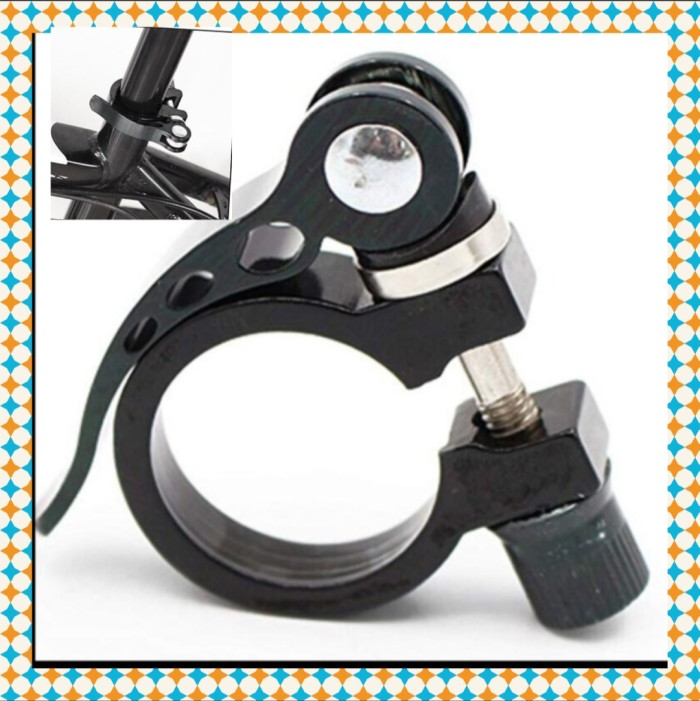 Kunci Sadel Sepeda Clamp Penjepit Sadel Jok Sepeda 34,9mm