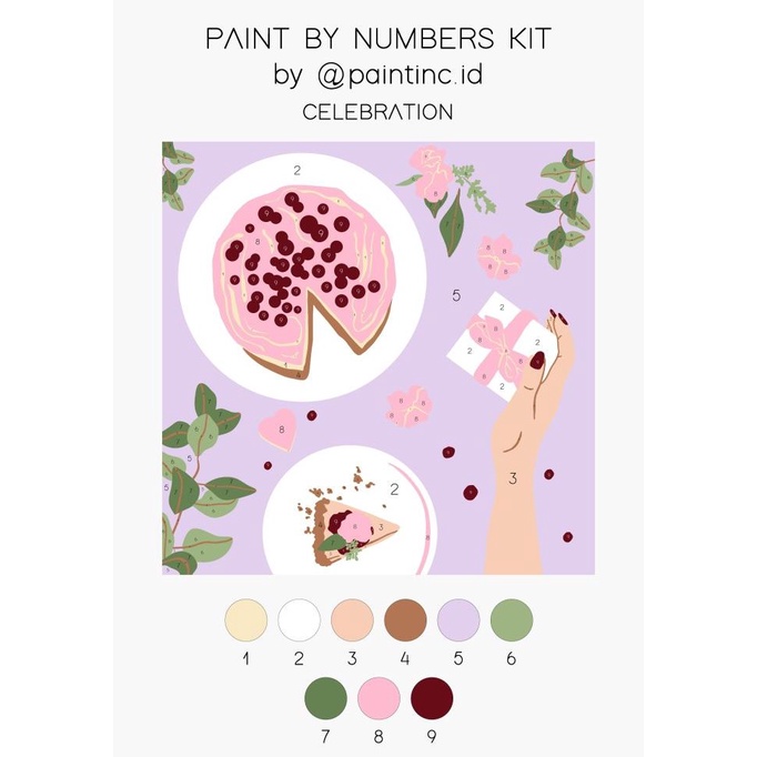 

Paint By Numbers Kit: Celebration| Paint Inc. Id | Painting Kit