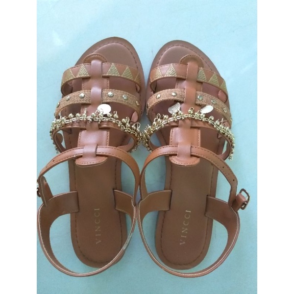 New Sandal Vincci Malaysia / Sandal Wanita / Sandal Flat