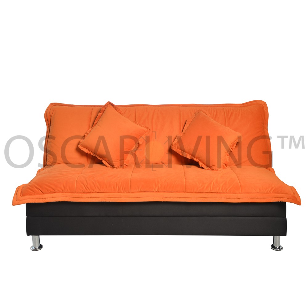 OLC Sofabed Wellington Orange Sofa Bed Ruang Tamu Sofa Tidur [Khusus Jabodetabek]