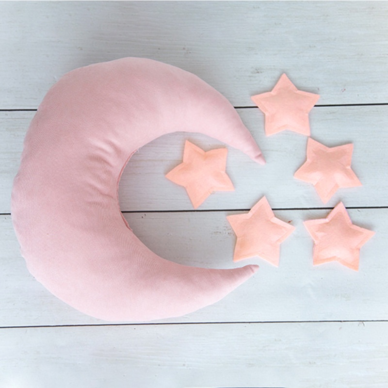 Mary Bantal Bulan + Bintang Untuk Properti Foto Bayi Newborn