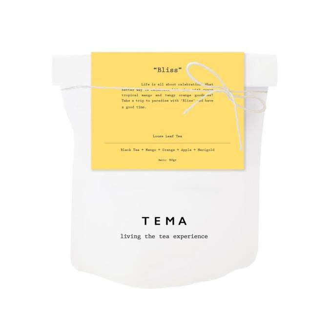 

[COD] TEMA Tea Large Pouch - Bliss / Black Mango Tea - 80gr [COD]