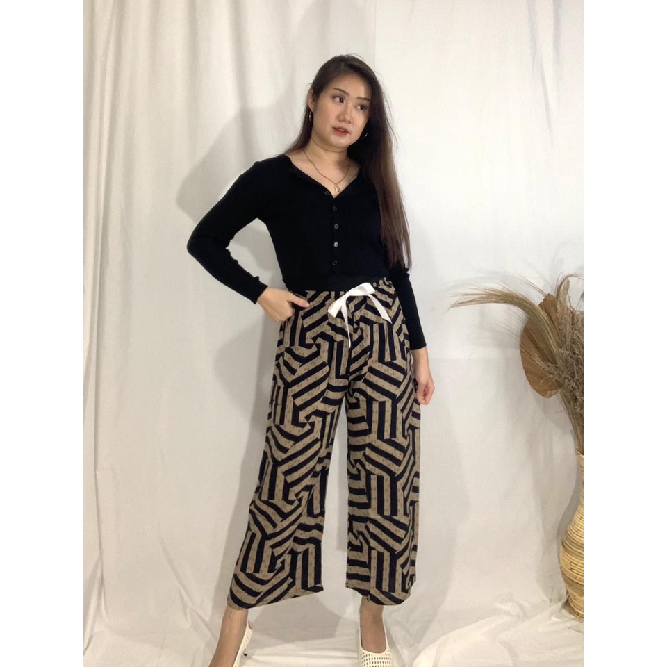 Celana wanita kulot seoul katun rayon import - kulot rayon wanita - kulot pants