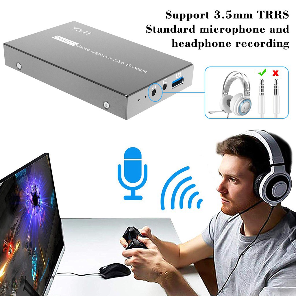 Ezcap269 USB3.0 HDMI Game Capture Live Streaming 4K