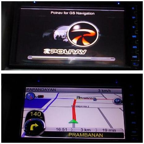 GPS DOUBLE DIN HEAD UNIT HU MOBIL / SOFTWARE GPS 2DIN + DVD |ORIGINAL PART