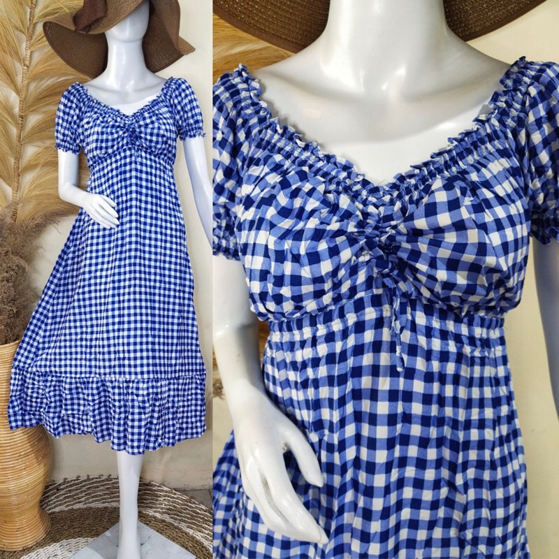 Daster Casandra Grid/daster casandra kerut dada/daster casandra smok/daster casandra serut dada