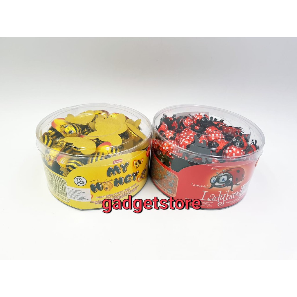 

Coklat Elvan Toples 560gram isi 70pcs
