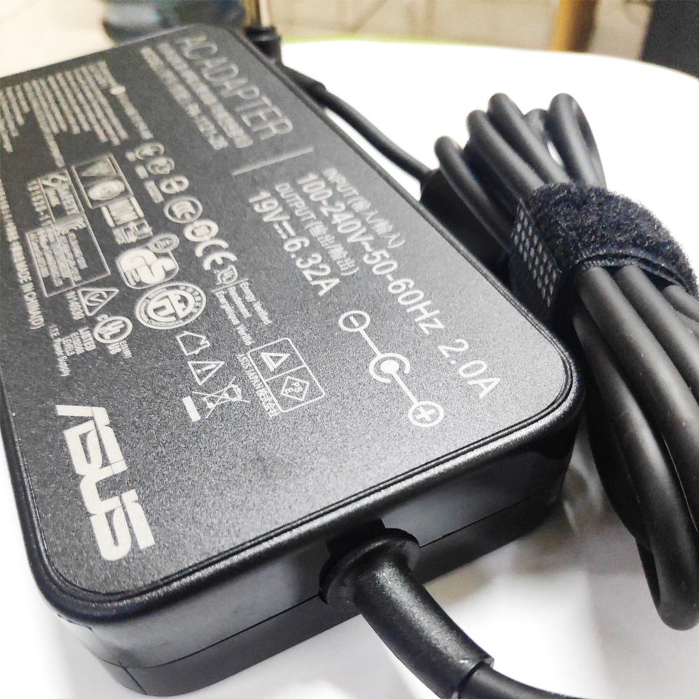 Adaptor Charger Casan Original Asus ROG 19V 6.32A 120W Jarum TUF Gaming FX505 FX505GD FX505GE FX505GM FX505DD FX505DY FX705 FX705GD FX705GE FX705GM GL504GM GL704 GL704GM GL704GV