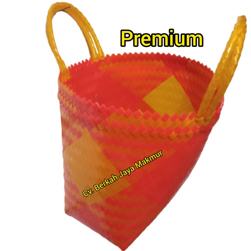 Tas Anyaman Plastik Kaca Jumbo PREMIUM