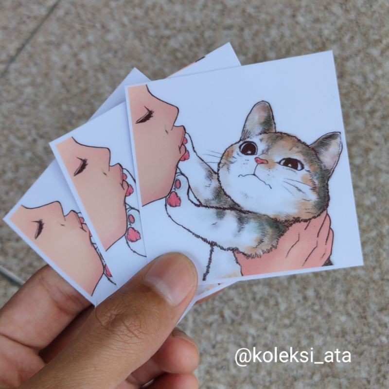 stiker my cat lovee