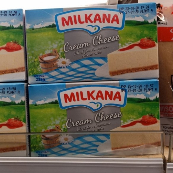 

Krim- Milkana Cream Cheese 227Gr Keju Krim -Krim.