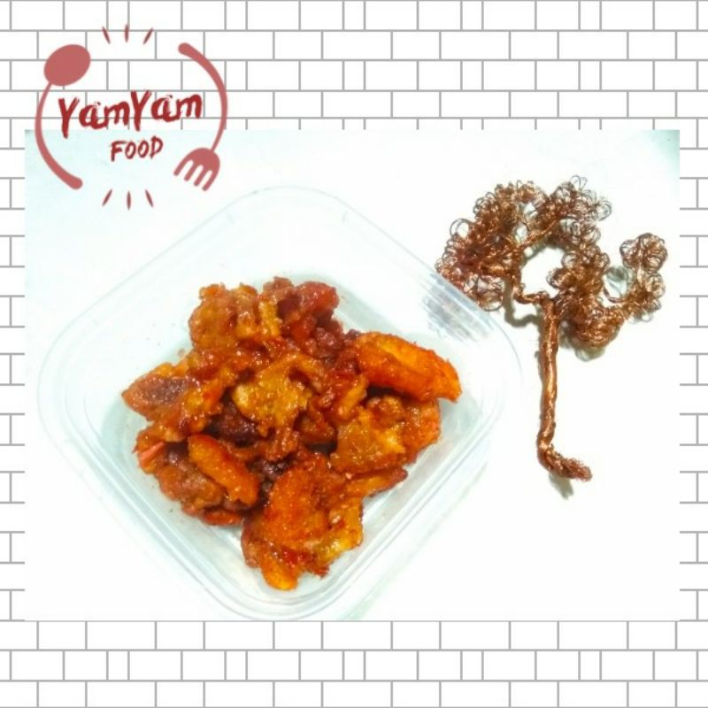 

Ayam goreng berbumbu hot spicy chicken Yamyam Food