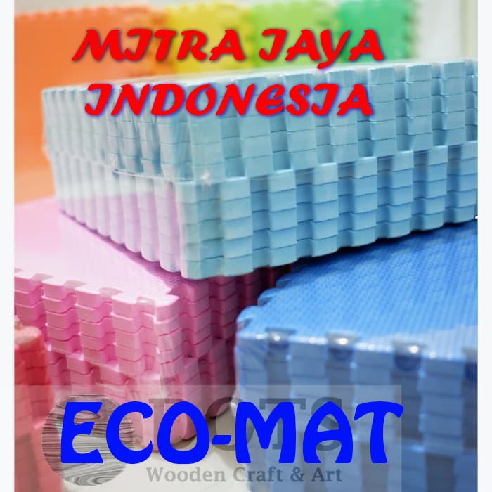 Evamat Polos Farian Warna/Karpet Puzzle