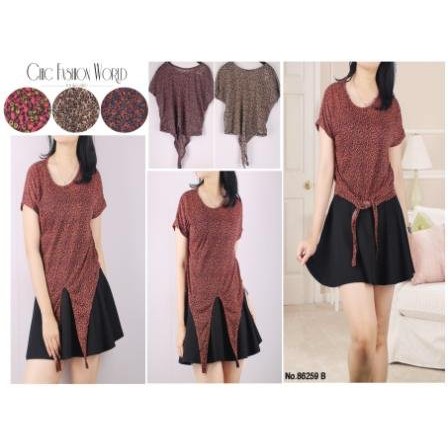 Promo Baju Wanita Baju Blouse Baju Blus Baju Kerja Baju Import Baju Atasan - Abu-abu Muda