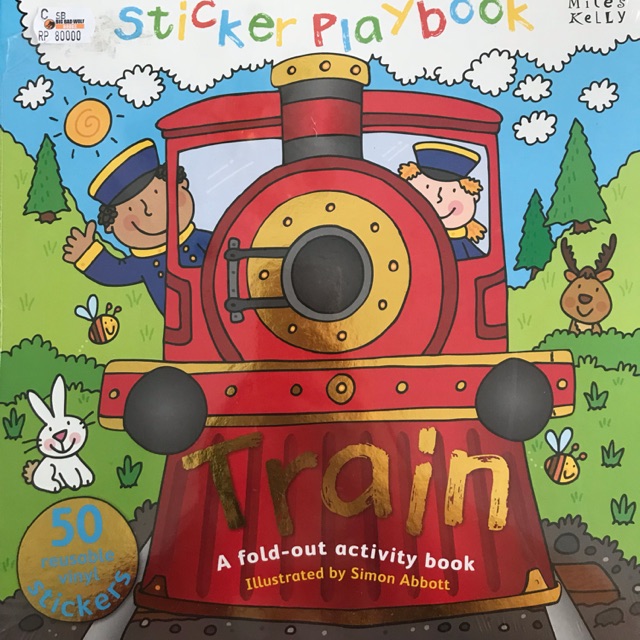 Milles kelly sticker activity book train
