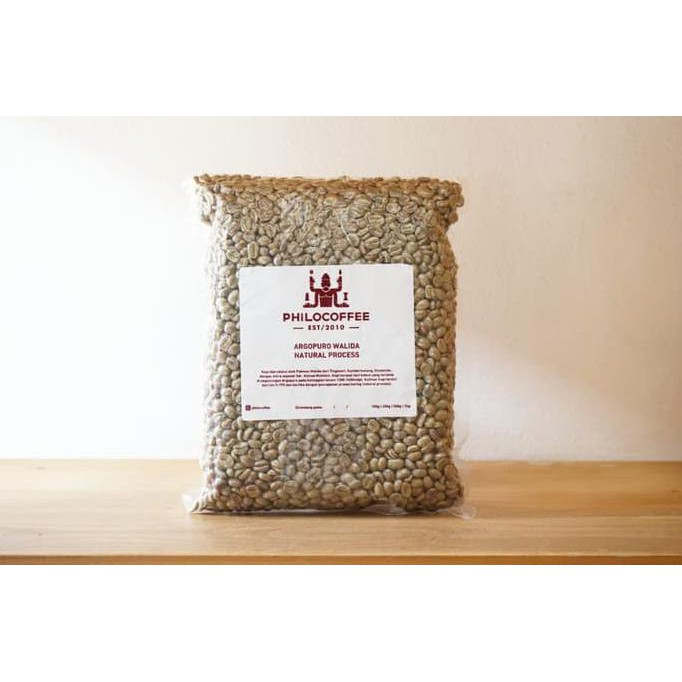 

Green Bean Argopuro Walida Natural Process 1kg | Java Coffee